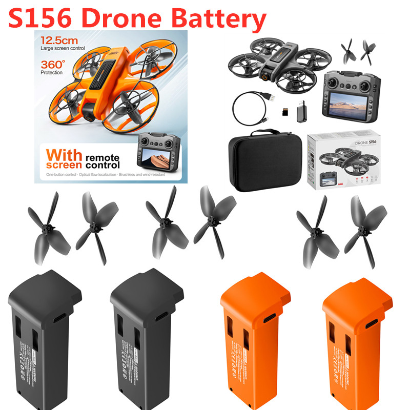 Drone Rc S156 - S156 드론 배터리 3.7V 1800MAH 배터리/프로펠러