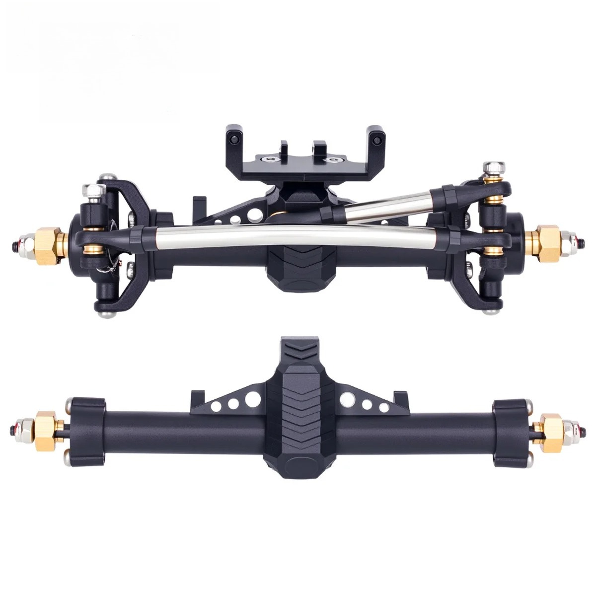 Rc Crawler Axle Parts - 플라스틱 SCX24 전후방 액슬 세트(서보 마운트