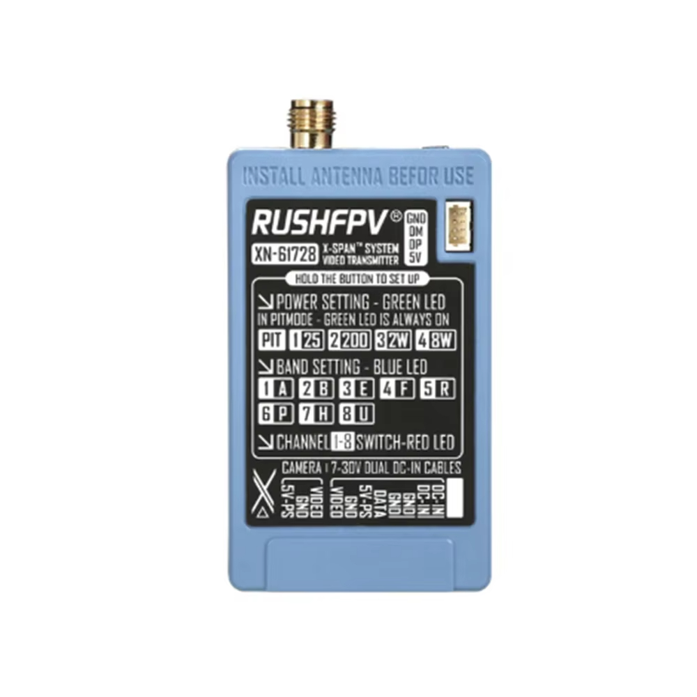 RUSHFPV 6.1‑7.2G 8W X61728 VTX - Drone Rc Controller And Receiver 리뷰 및 가격