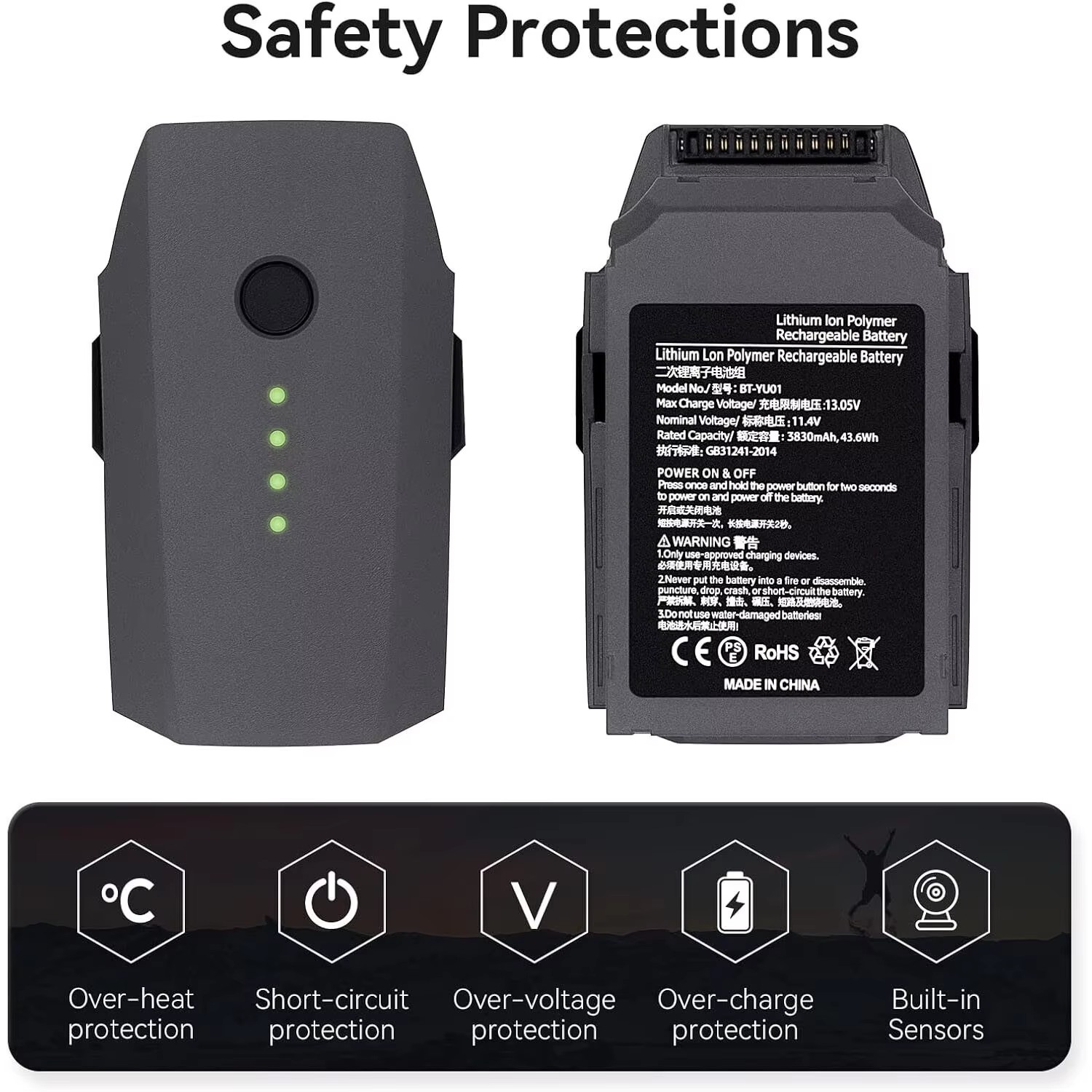 DJI FB1-3830mAh-11.4V Mavic Pr - Drone Rcfpvpro 리뷰 및 가격