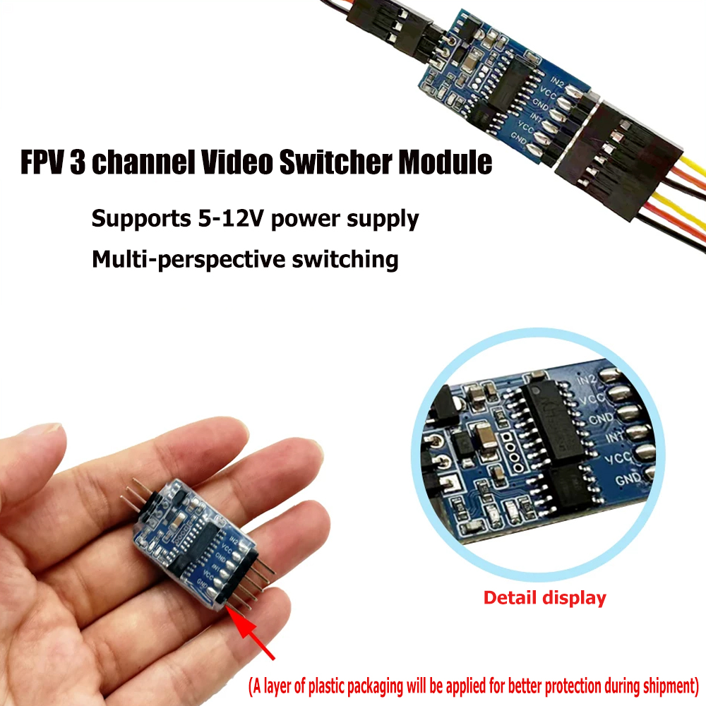 5.8G 3 채널 비디오 스위처 모듈 FPV 드론 UA - Drone Rc Controller And Receiver 리뷰 및 가격