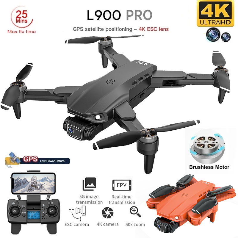L900 Pro GPS 드론 4K 전문 HD 듀얼 카메 - Drone Kf Rc 리뷰 및 가격