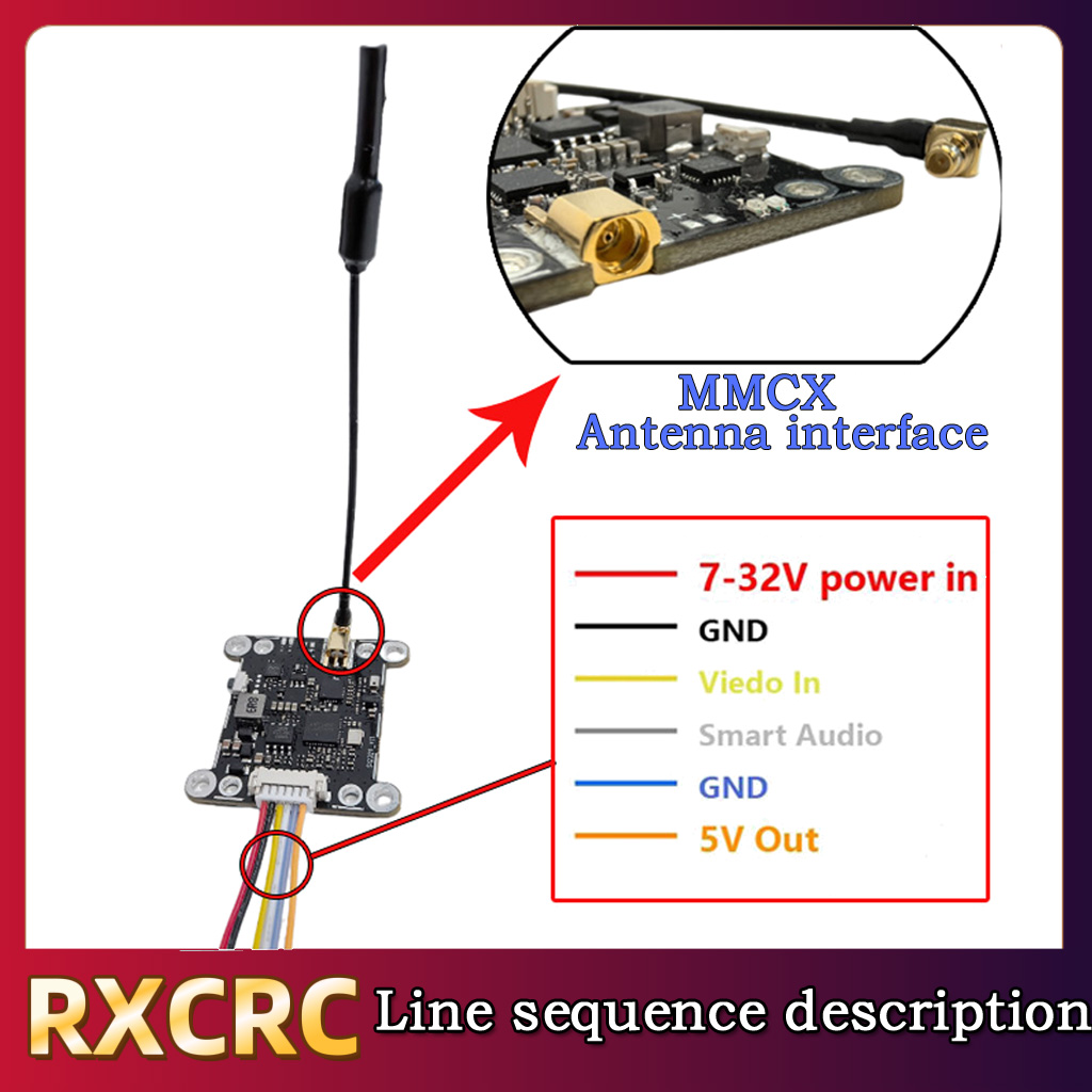 RXCRC 5.8G 모듈 48채널 1.6W VTX 더블 - Drone Rc Controller And Receiver 리뷰 및 가격