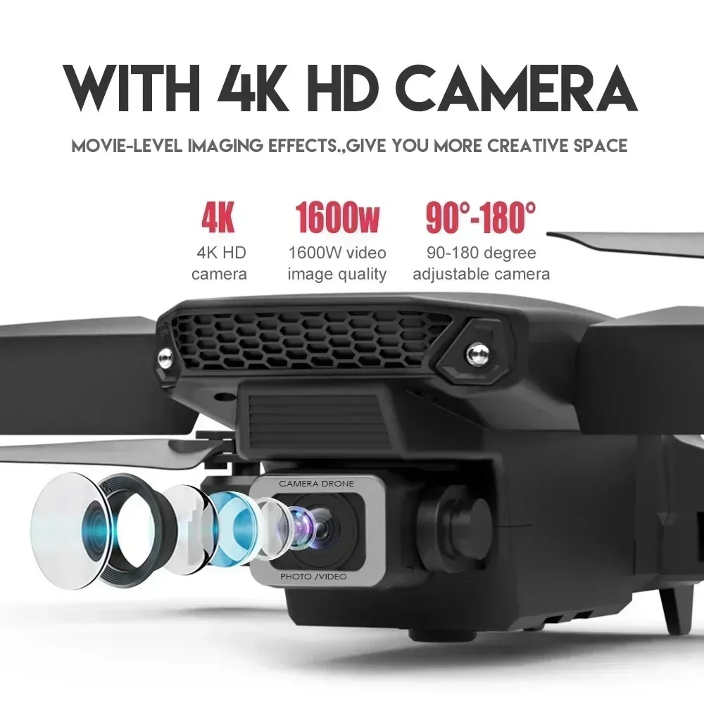 E88 프로 와이파이 FPV 드론, 광각 HD 4K 1 - Drone Kf Rc 리뷰 및 가격