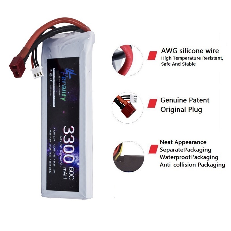 2S 7.4V LiPo 배터리 3300mAh 60C 자 - Drone Rcs 리뷰 및 가격